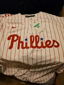Rhys Hoskins Philadelphia Phillies Auto Signed Jersey Fanatics Brewer Hit Parade - Picture 1 of 8