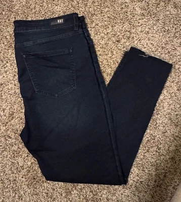 Kut From The Kloth Donna High Rise Ankle Skinny Jeans Women’s Size 16 Dark Wash - Image 1 of 2