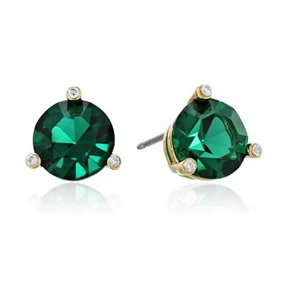 Pendientes Kate Spade Rise Shine chapados en oro verde nuevos con etiquetas Foto 1 de 4