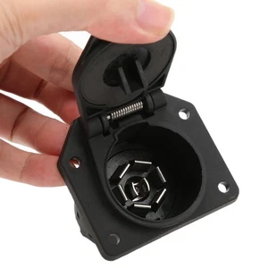 ˘7Pin Trailer Wiring Harness Connector Waterproof Adapter Accessory For Trailer - Picture 1 of 12