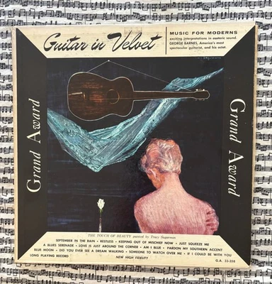 George Barnes & His Octet – Guitar In Velvet 1957 Grand Award LP 1st Press Hear! Foto 1 de 4