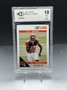 2011 Score AJ Green Rookie BCCG Graded Gem Mint 10 #301 Bengals RC - Bild 1 von 3