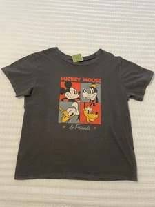 NWT Disney Mickey Mouse & Friends Girls Large Gray T-shirt Goofy, Donald & Pluto - Picture 1 of 7