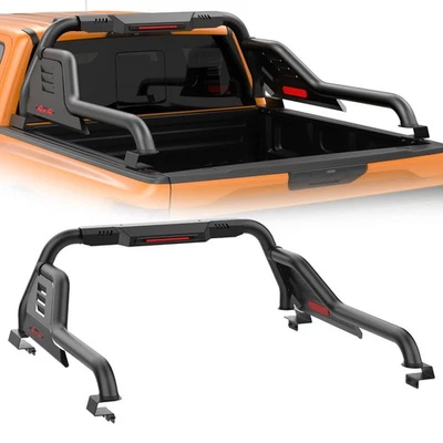 Roll Sport Bar Adjustable Chase Roof Rack Bed Bar For Tacoma Silverado/Ram 1500 Foto 1 de 4