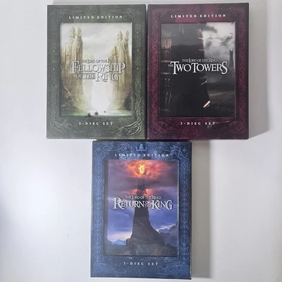 The Lord of The Rings Limited Edition Trilogy 6 DVD Set LOTR Excellent Condition - Image 1 of 4