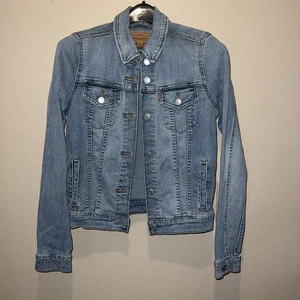 Levis Denim Trucker Western Biker Mujer Medio Azul Claro - Imagen 1 de 8