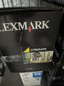 Lexmark C792A4YG Return Program Toner Cartridge - Yellow NEW SEALED - Picture 1 of 2