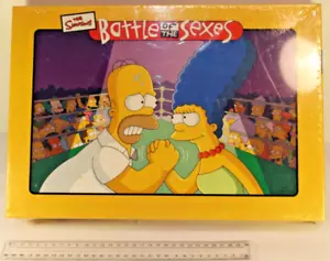 The Simpsons Battle Of The Sexes Board Game Brand New Sealed Christmas Ages 12+ - Picture 1 of 15