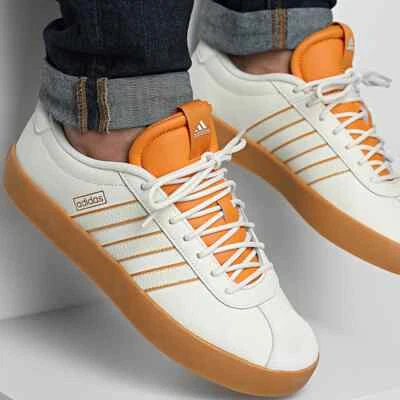 Adidas VL Court 3.0 Men's Running Shoe Skate Sneakers White Trainers #SU - Image 1 of 4