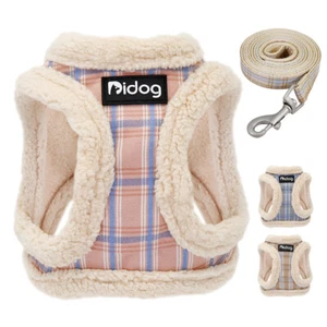 Warm Dog Harness and Lead Winter Pet Cat Puppy Vest Clothes Coats for Chihuahua - Picture 1 of 15