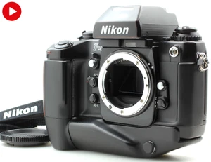 Video [No Leak Near MINT] Nikon F4S 35mm SLR Film Camera Body MB-21 DP-20 JAPAN - Picture 1 of 12