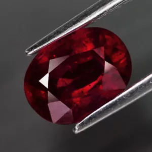 ES 3.06 ct. Rubí Natural Oval Rojo Madagascar - Imagen 1 de 3