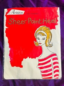 Vintage 1960’s Aristoc Sealed Stockings. Shade Bourbon. Size 9.5. - Picture 1 of 5
