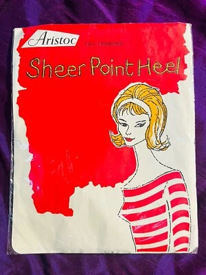 Vintage 1960’s Aristoc Sealed Stockings. Shade Bourbon. Size 9.5. - Image 1 of 4