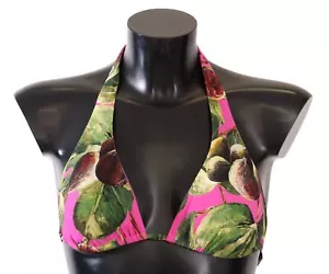 Dolce&Gabbana Women Multicolor Bikini Top Nylon Lightweight Casual Swimwear IT 2 - Picture 1 of 4