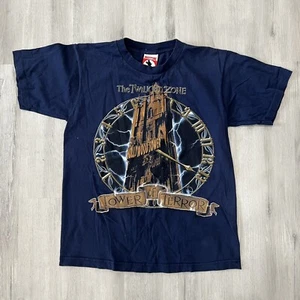 Maglietta Vintage Walt Disney World Torre del Terrore The Twilight Zone Navy Medium - Foto 1 di 6