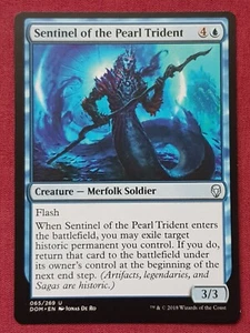 Magic The Gathering DOMINARIA SENTINEL OF THE PEARL TRIDENT blue card MTG - Picture 1 of 2