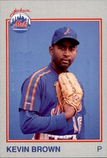 1989 Jackson Mets Grand Slam #26 Kevin Brown Broderick California Baseball Card