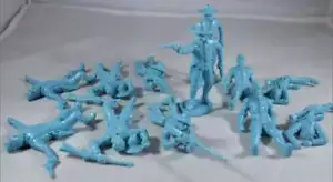 1/32 Bürgerkrieg Kavallerie demontiert mit Opfer Figur Spielset (12) - Bild 1 von 1