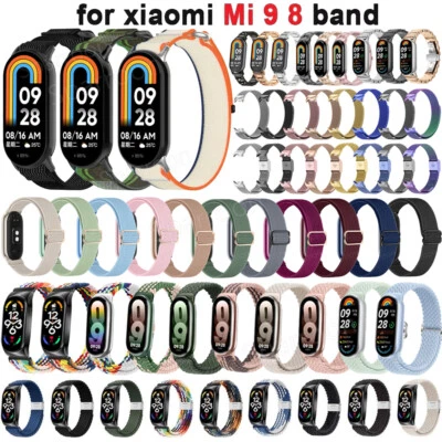 Ersatzarmband Für Xiaomi Mi Band 10 9 8 NFC Fitness Smartwatch Uhrenarmband - Bild 1 von 4