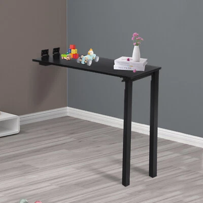 Space Saving Heavy Duty Solid Wood Wall Mounted Folding Dining Table 132.28lbs - Image 1 of 4