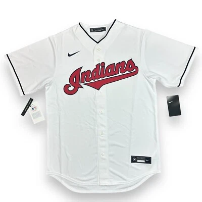 Nike Men’s Cleveland Indians Jersey Blank Sz M White T770-IDWH - Image 1 of 4
