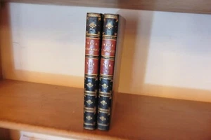 1795 ETON SCHOOL POEMS 2 VOLS IN FINE BLUE CALF REGENCY BINDINGS POETRY IN LATIN - Imagen 1 de 14