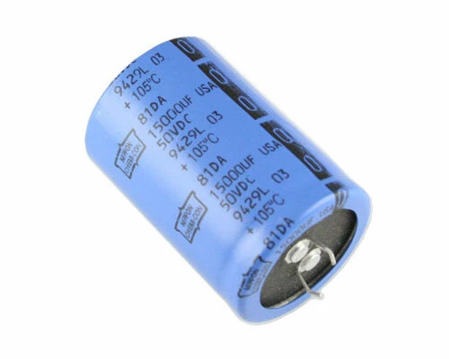 UCC (8pcs) 15000uF 50V DC Radial Snap Mount Electrolytic Capacitor 81DA153M050ME2D