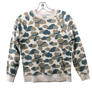 Hanna Andersson Sweatshirt Kids Size 10 Crewneck Pullover Camo Printed - Picture 1 of 8