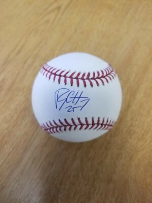 Ryon Healy Sweetspot 亲笔签名棒球双重认证,JSA 和 Onyx。  — 第 1/2 张图片