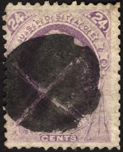 #153 24c Purple 1870 Used Rich Color CV $200+ - Picture 1 of 1