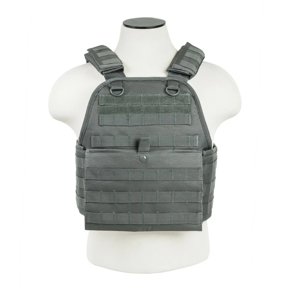 VISM MOLLE Tactical Military Airsoft Adjustable Plate Carrier Vest CVPCV2924 - Image 1 of 1