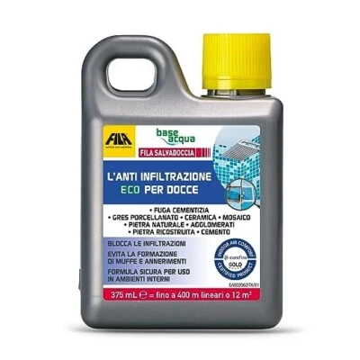 FILA SALVADOCCIA, Anti Infiltrazioni per Bagno Adatto a Fughe Piastrelle, 375ml