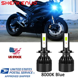 Led Headlight H7 Bulbs 8000K Combo For Yamaha YZF-R6 2003-2015 YZF-R1 2007-2014 - Bild 1 von 11