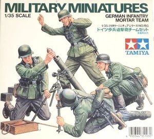 Tamiya 1/35 Military Miniatures. German Infantry Mortar Set (#193) - Picture 1 of 3