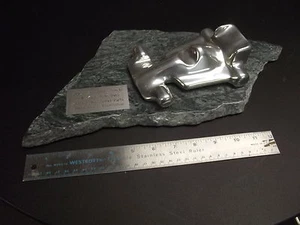 RARE Derek Walker Indycar Sculpture Award Abstract Indy 500 Car One Of A Kind - Bild 1 von 3
