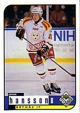1998-99 Swedish UD Choice #36 Johan Hansson 