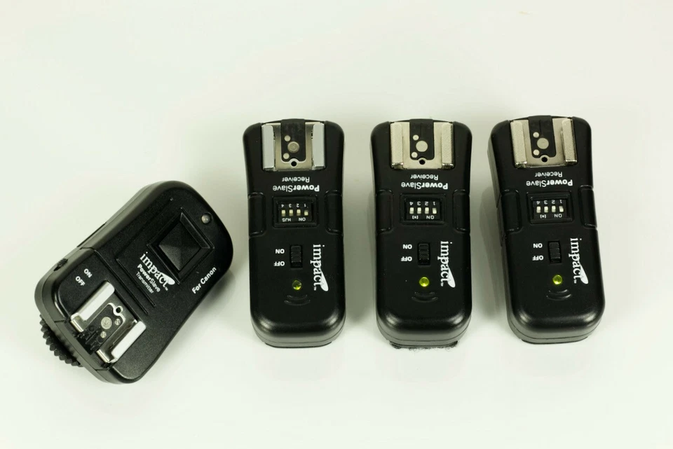 PSL-C PowerSlave Wireless Flash Transmitter & 3 Receivers for Canon Please Read! - Image 1 of 1