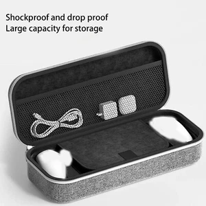 Carrying Case Grey Portable Drop Proof Shockproof Hard EVA with Ergonomic Handle - Picture 1 of 12