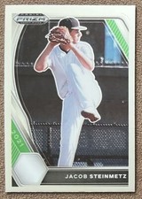 Jacob Steinmetz 2021 Panini Prizm Draft Picks Rookie #PDP77 Arizona Diamondbacks