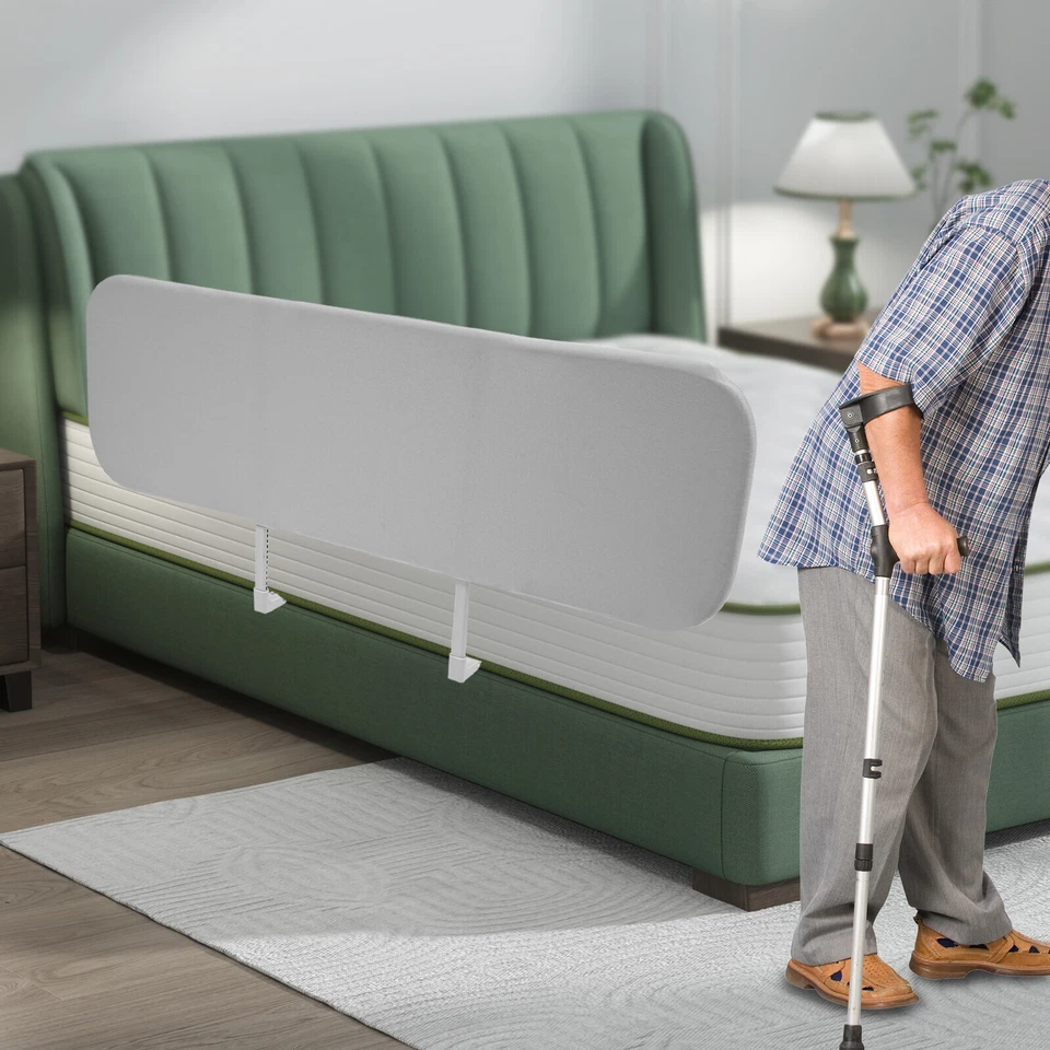 Modern Foldable Bed Rail Guard for Toddlers, Durable & Safe Design - Image 1 of 4