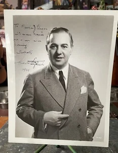 Foto 8x10 firmada por Alexander Kipnis 1944 de colección - cantante de ópera - Imagen 1 de 2