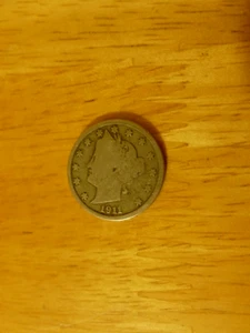 1911 Liberty V Nickel - Picture 1 of 2