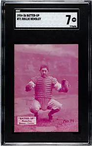 SGC 7 - 1934-36 Batter-Up # 71 Rollie Hemsley St. Louis Browns - Imagen 1 de 2