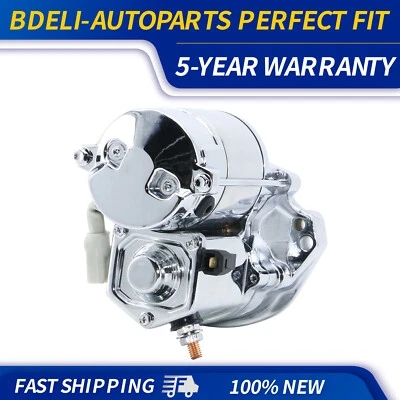 Chrome Starter For Harley Davidson Road King FLH FLS Heritage Softail Electric - Image 1 of 4