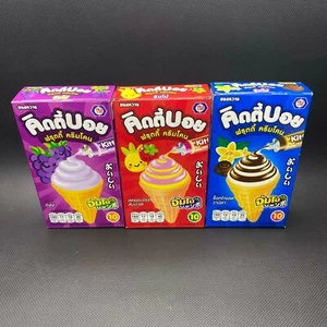 KITTY BOY SWEETEN FRUITY CREAM CONE /3 TASTE /3 BOX THAIFOOD - Picture 1 of 5