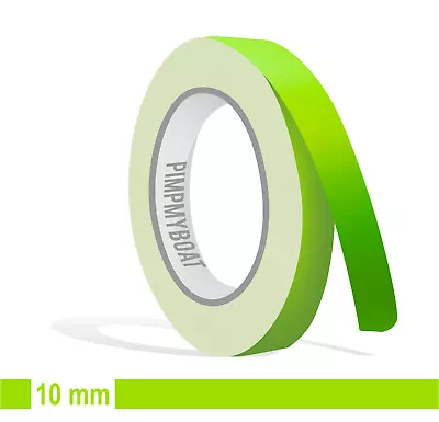ZIERSTREIFEN 10mm MATT Lime grün 10m Auto apfelgrün Boot 1cm Folie Aufkleber  - Bild 1 von 3