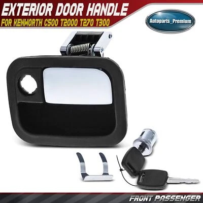 Manija de puerta exterior de pasajero delantero para Kenworth C500 T2000 T270 T300 Peterbilt Foto 1 de 4