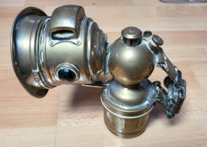 Antique Miller's Carbo Brass Bike / Car Lamp - Foto 1 di 5