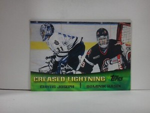 2000-01 O-Pee-Chee Combos Curtis Joseph Dominik Hasek #TC4 HOF